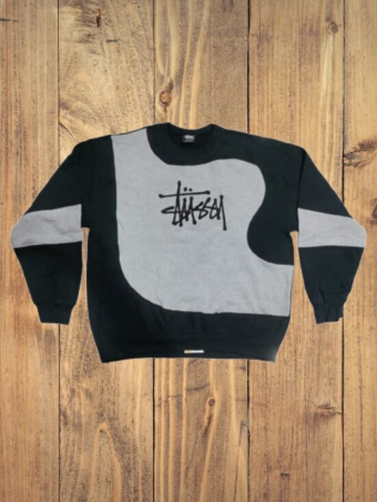 Stussy Other - Stussy Vintage Reworked Embroidered Unisex Sweatshirt Size XL